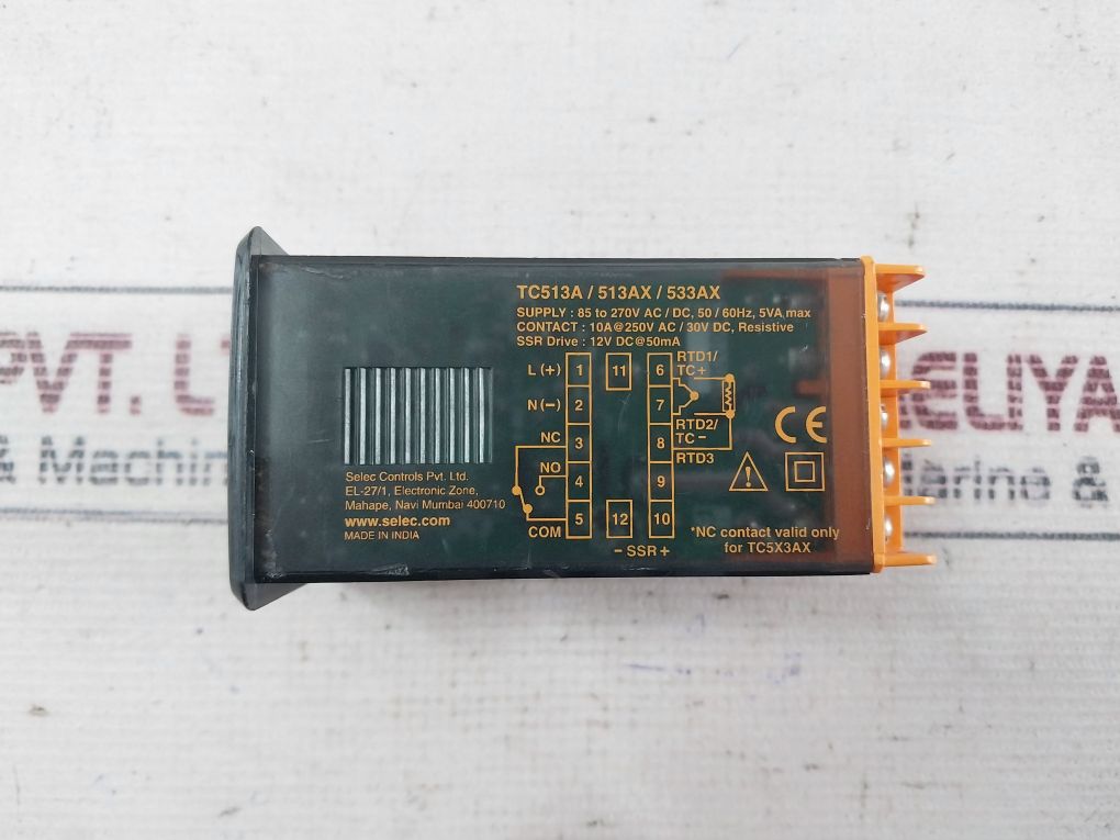 Selec Tc533Ax Temperature Controller