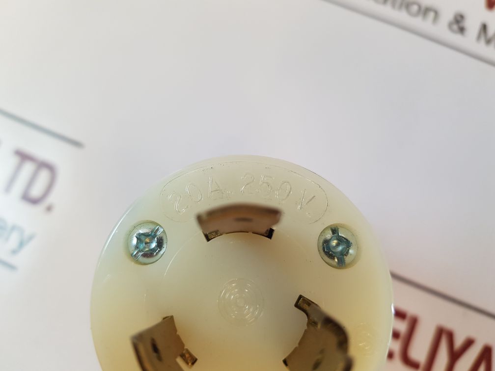 Set Of 2X Hubbell Hbl2321 Twist-lock Plug