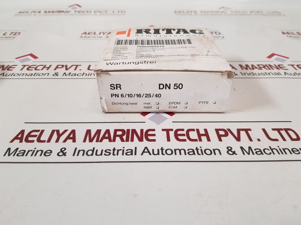 Set Of 2X Ritag Sr22.40 Check Valve Dn50 Pn6-40
