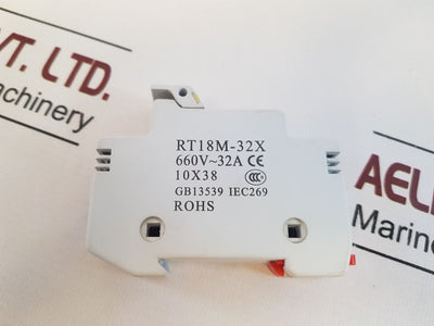 Set Of 7X Demex Rt18M-32X Fuse Holder10X38 660V~32A