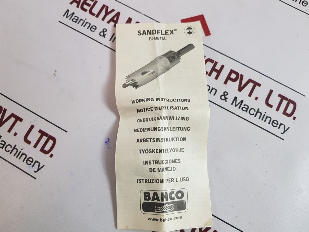 Set Of 5X Bahco 3830-35-vip Bi-metal Hole Saw Ø35Mm,1-38'