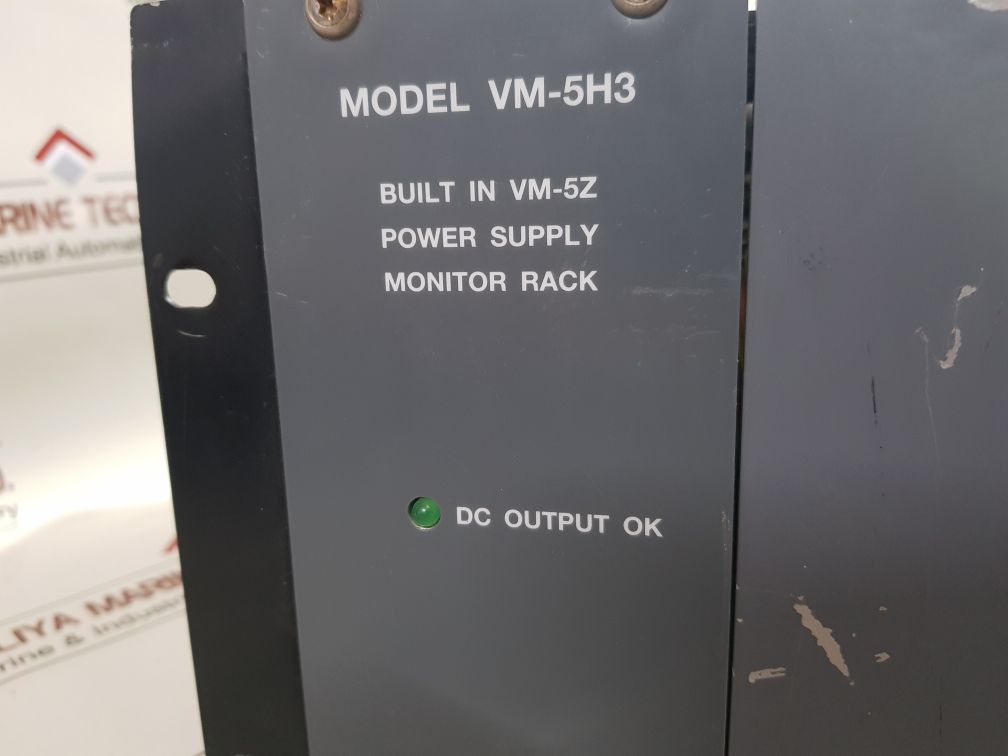 Shinkawa Vm-5H3 Built In Vm-5Z Power Supply Monitor Rack (Not Working)