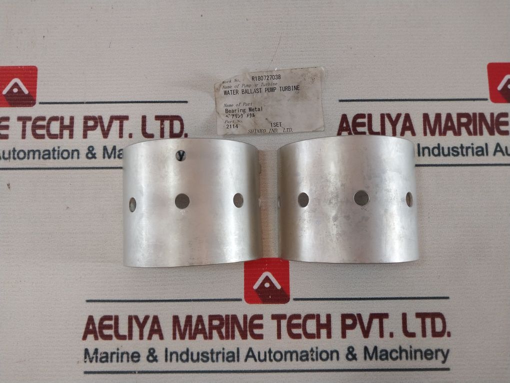 Shinko 2114 Turbine Metal Bearing Set
