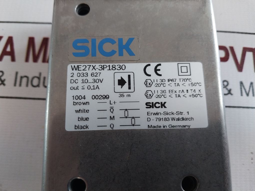Sick We27X-3P1830 Photoelectric Switch