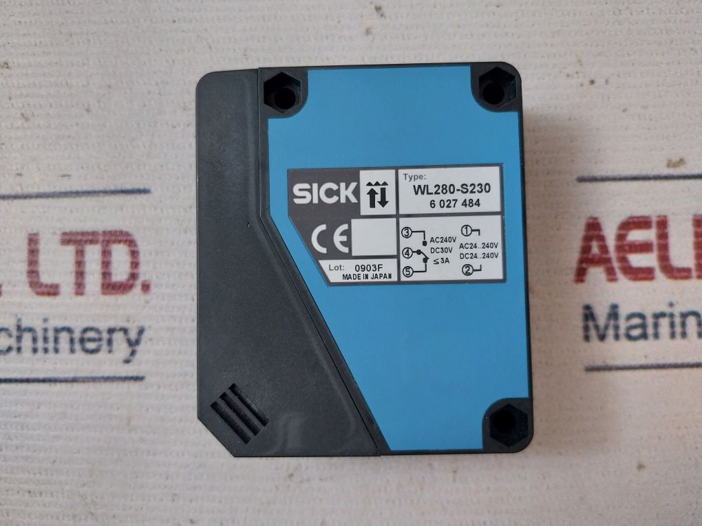 Sick Wl280-s230 Photoelectric Retro-reflective Sensor
