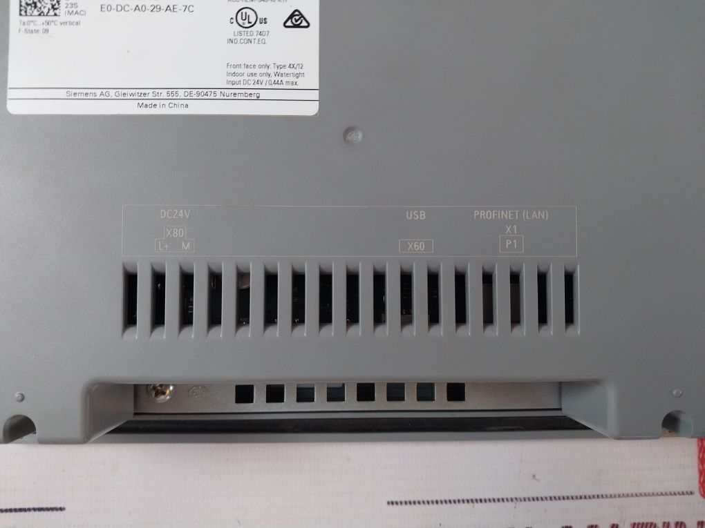 Siemens 1P 6Av2 123-2Gb03-0Ax0 Ktp700 Basic Touch Screen Panel Kit