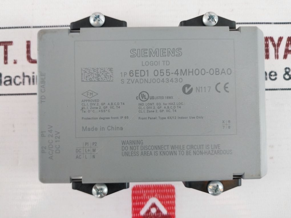 Siemens 1P 6Ed1 055-4Mh00-0Ba0 Logo! Td Text Display Ac/Dc 24V