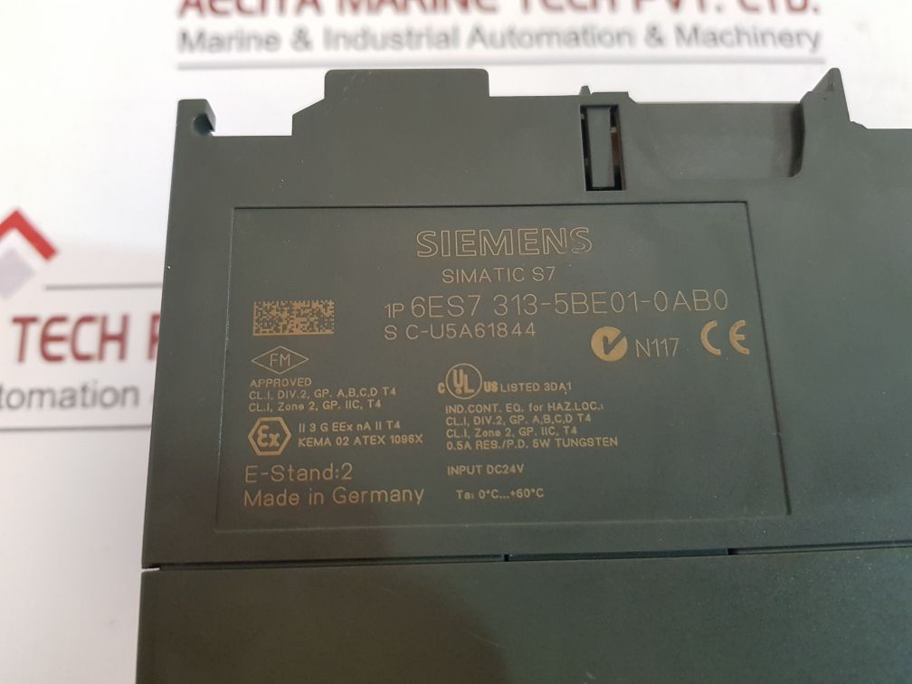 Siemens Simatic Cpu313C 6Es7 313-5Be01-0Ab0 Unit