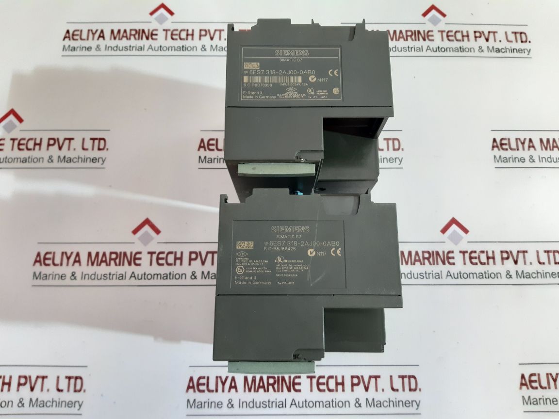 Siemens Simatic S7 6Es7 318-2Aj00-0Ab0 Processor Module