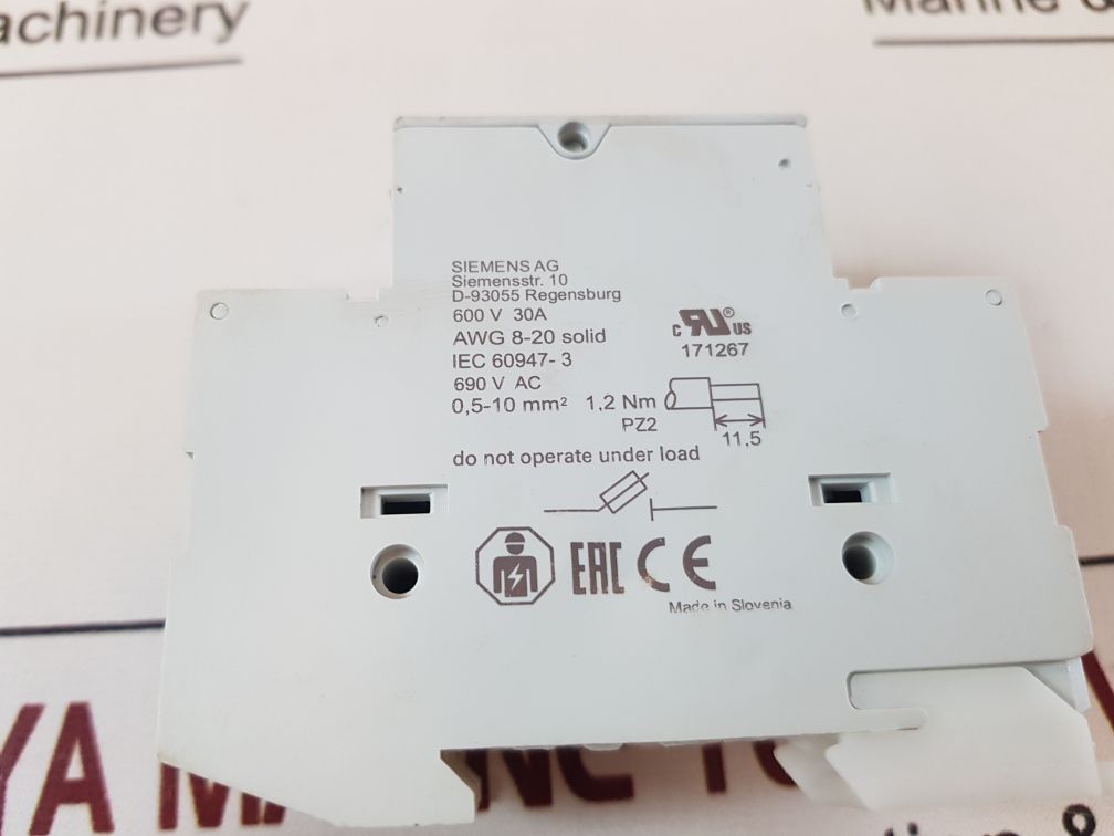 Siemens 3Nw7023 Fuse Holder 32A