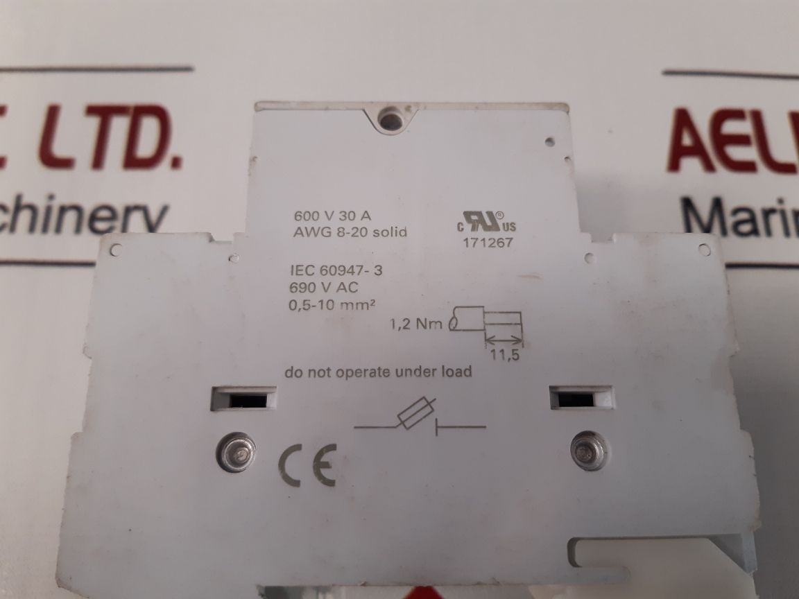 Siemens 3Nw7 023 2 Pole Din Rail Mountable Fuse Holder 32A 690V