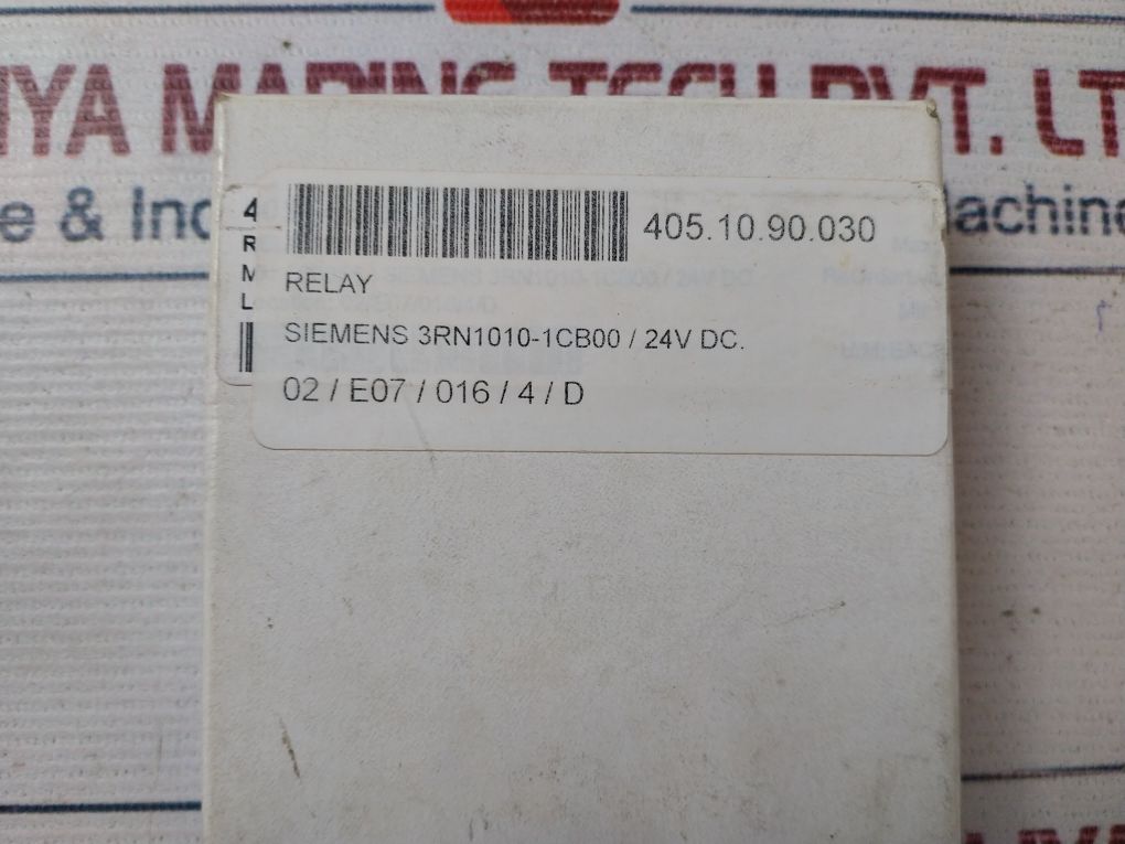 Siemens 3Rn1010-1Cb00 Thermistor Motor Protection Relay