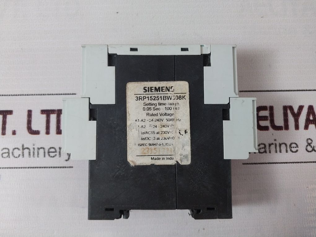 Siemens 3Rp1525-1Bw30 Time Relay
