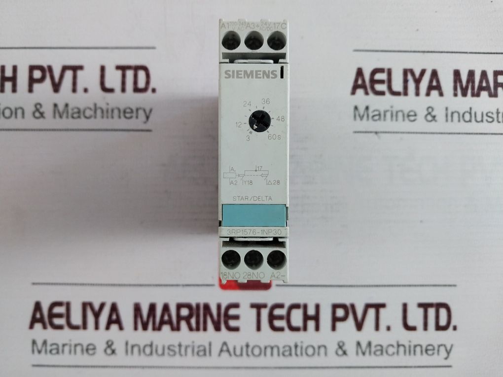 Siemens 3Rp1576-1Np30 Star/Delta Timer 3-60Sec