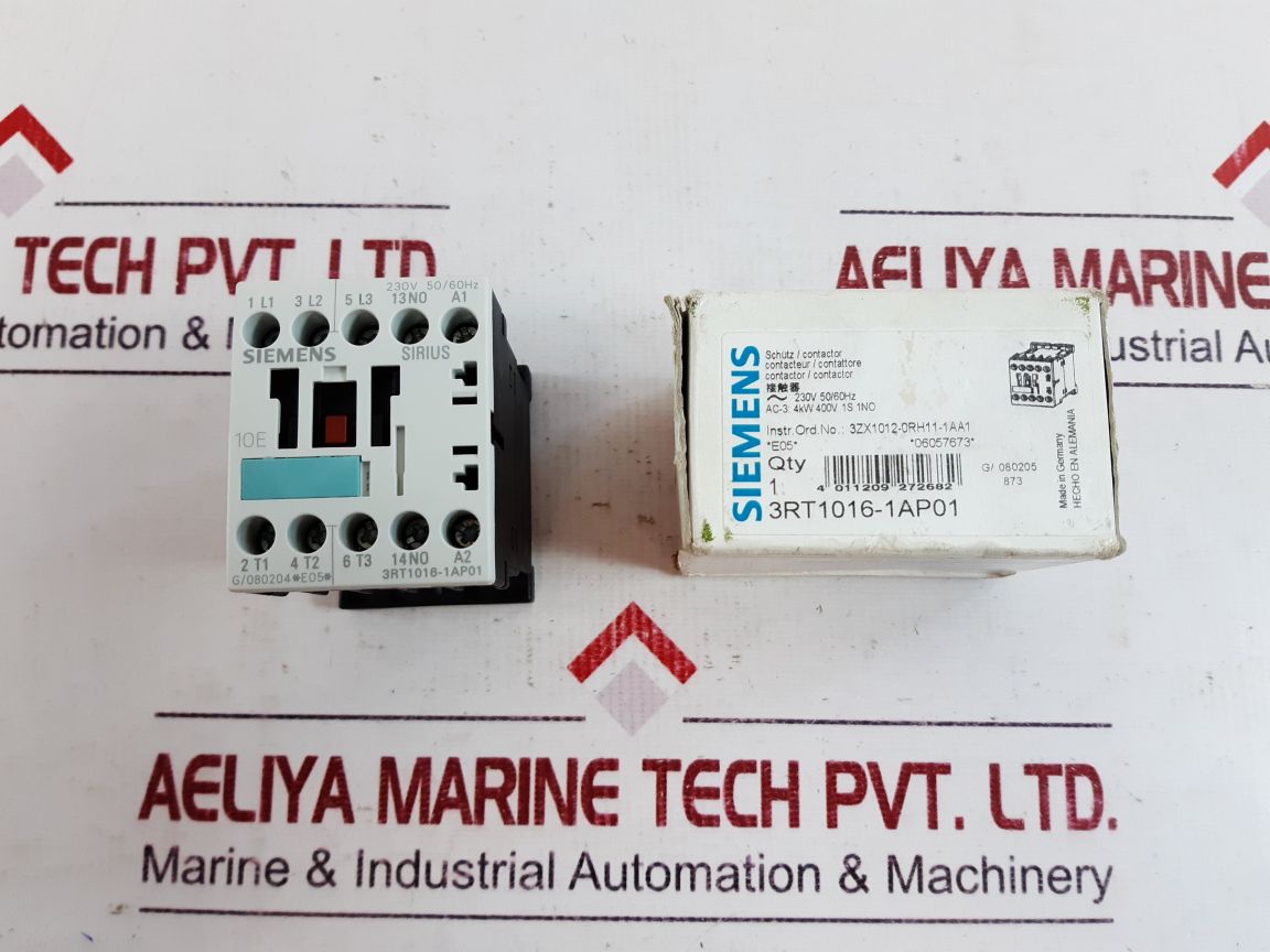 Siemens 3Rt1016-1Ap01 Contactor