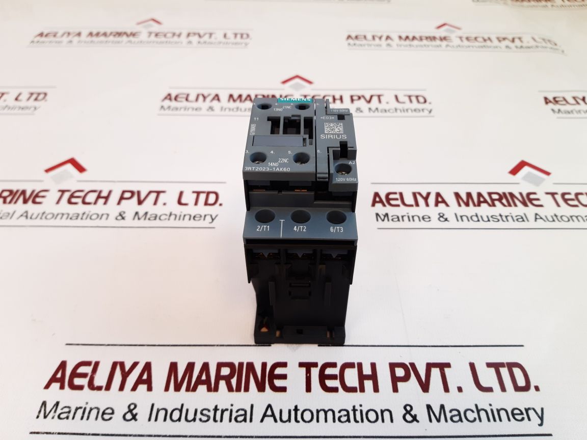 Siemens 3Rt2023-1Ak60 Contactor 110120V 5060Hz