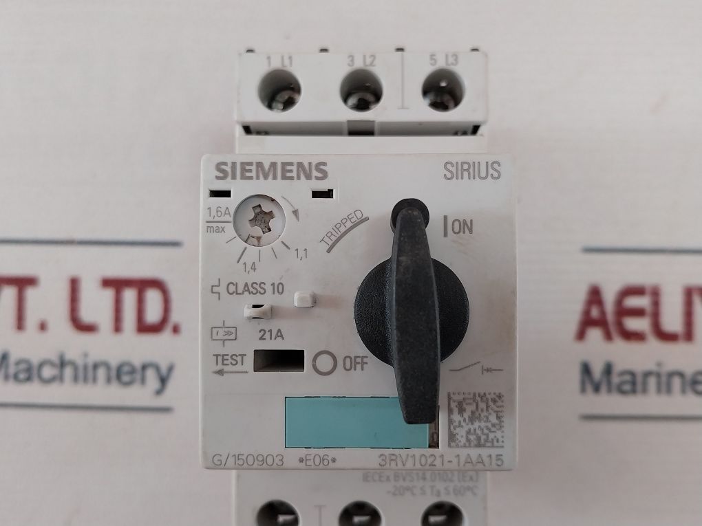Siemens 3Rv1021-1Aa15 Circuit Breaker