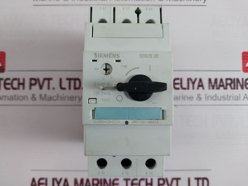 Siemens 3Rv1031-4Ba10 Circuit Breaker Motor Protector