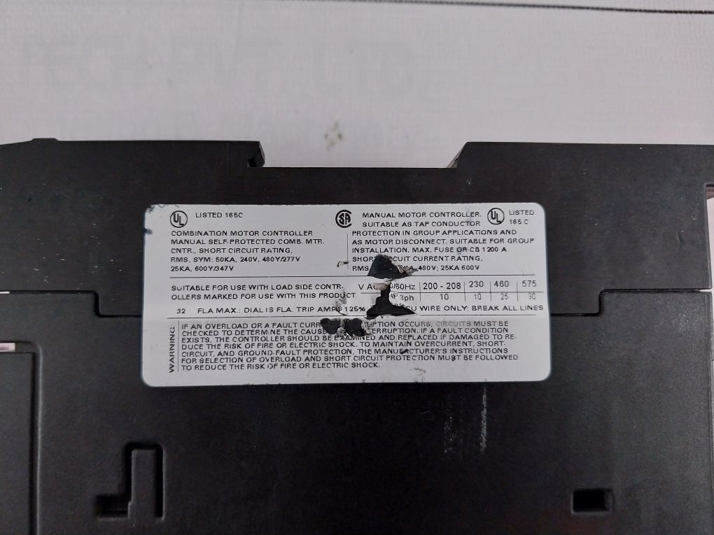 Siemens Sirius 3Rv1031-4Ea10 Circuit Breaker