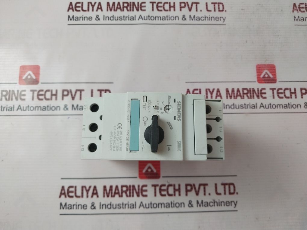 Siemens 3Rv1031-4Fa10 Circuit Breaker 50/60Hz