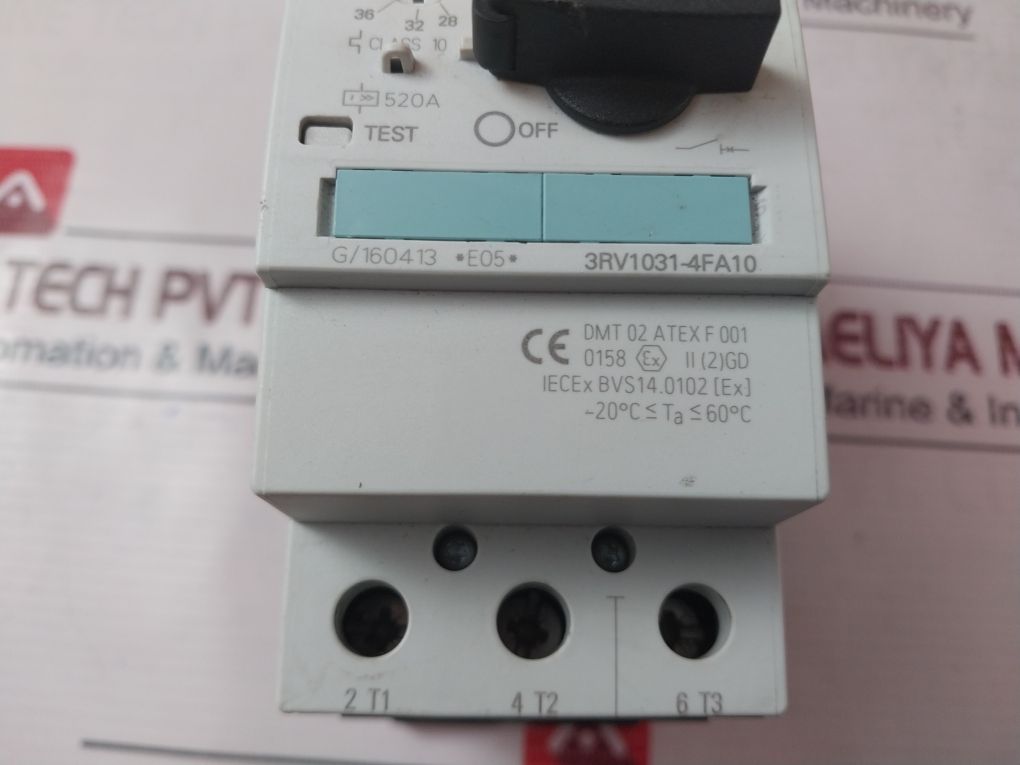 Siemens 3Rv1031-4Fa10 Circuit Breaker 50/60Hz
