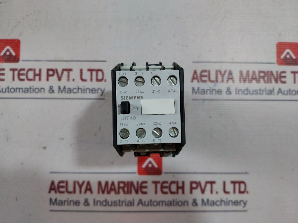 Siemens 3Tf4022-0B Contactor 24V Dc 600V Ac