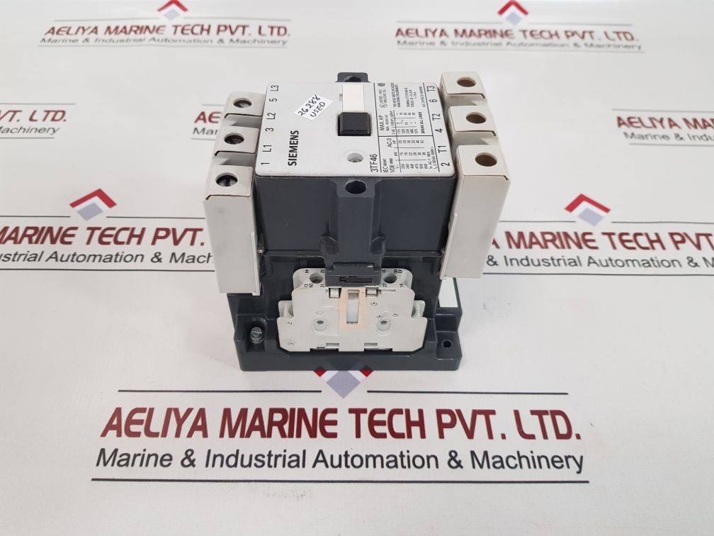 Siemens 3Tf46 Contactor 600V Ac