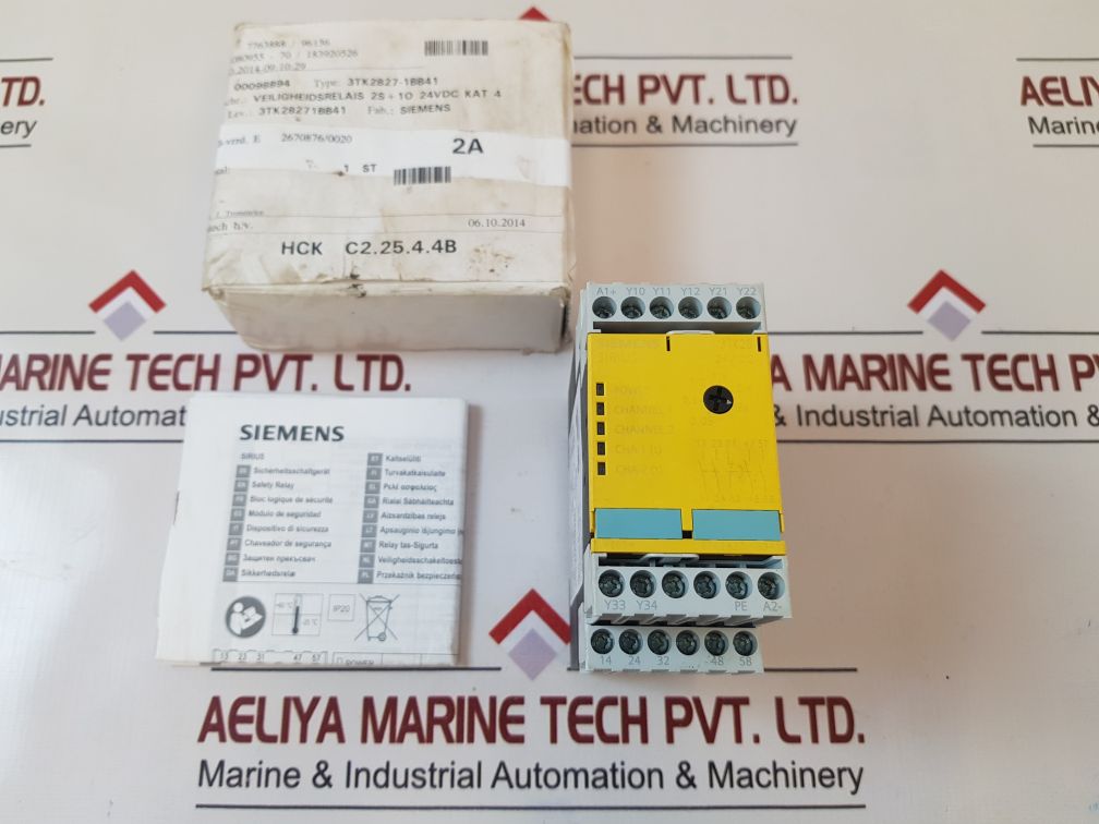 Siemens 3Tk2827-1Bb41 Safety Relay