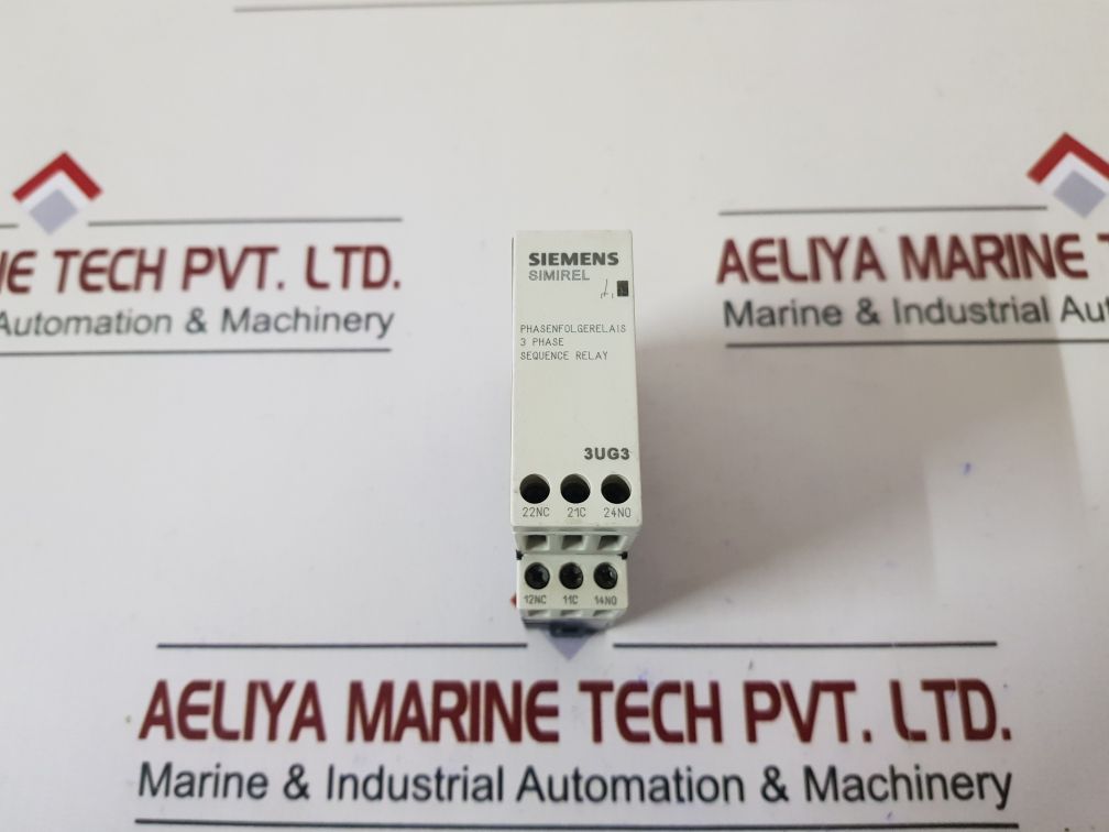 Siemens 3 Phase Sequence Relay 3Ug3511-1Bq50