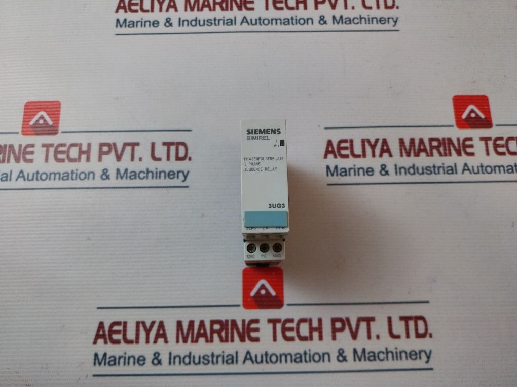 Siemens 3Ug3511-1Bq50 3 Phase Sequence Relay 240Vac