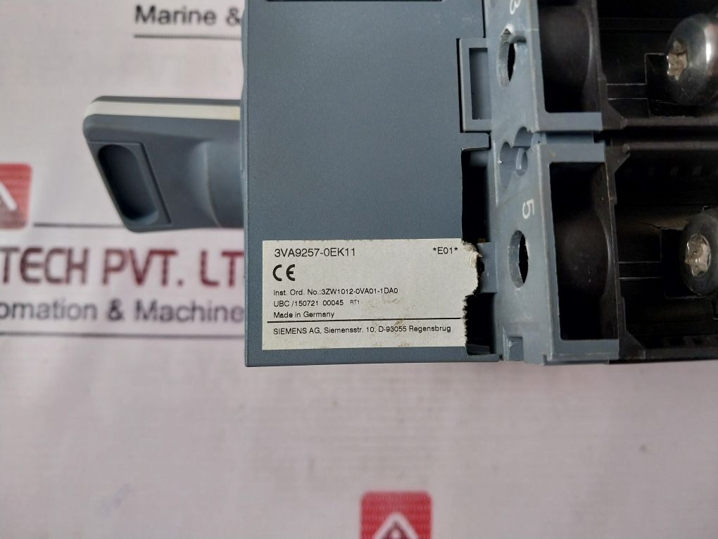 Siemens 3Va1225-4Ef32-0Aa0 Circuit Breaker