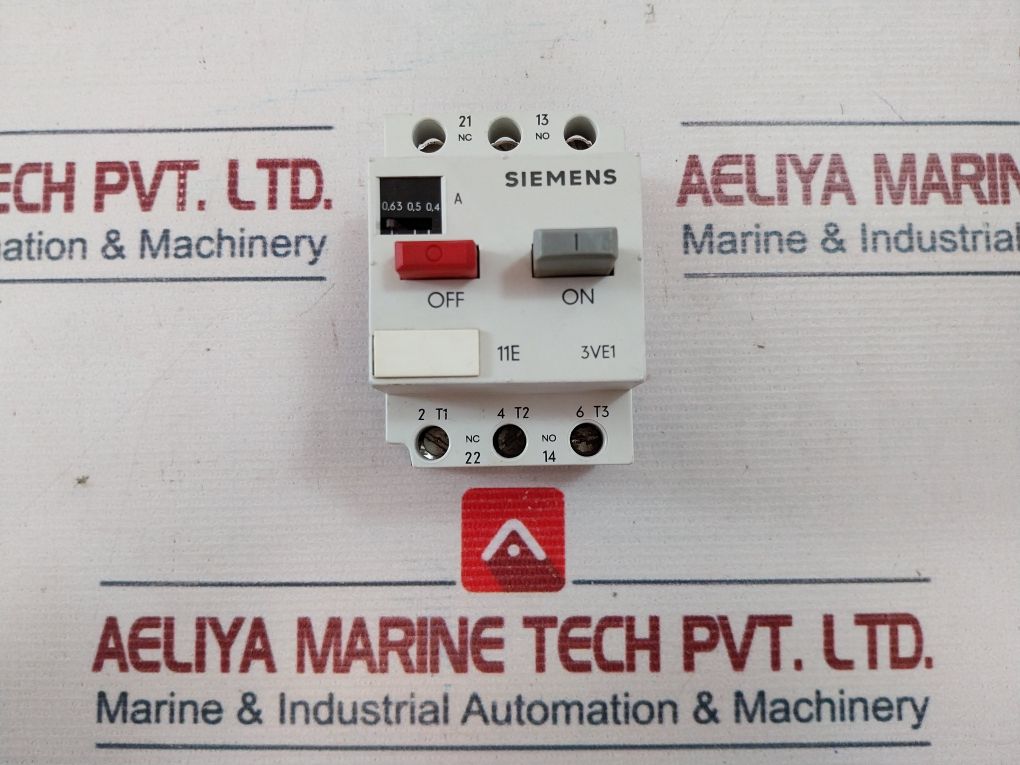 Siemens 3Ve1010-2E Motor Starter 300Vac