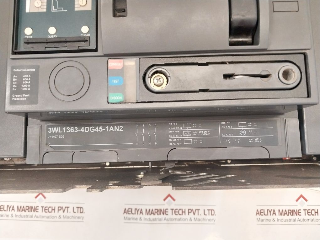 Siemens 3Wl1363-4Dg45-1An2 Circuit Breaker