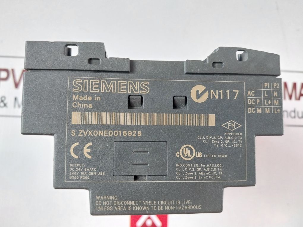 Siemens 6Ed1 052-1Hb00-0Ba6 Logic Module 6Ed1 055-1Hb00-0Ba0