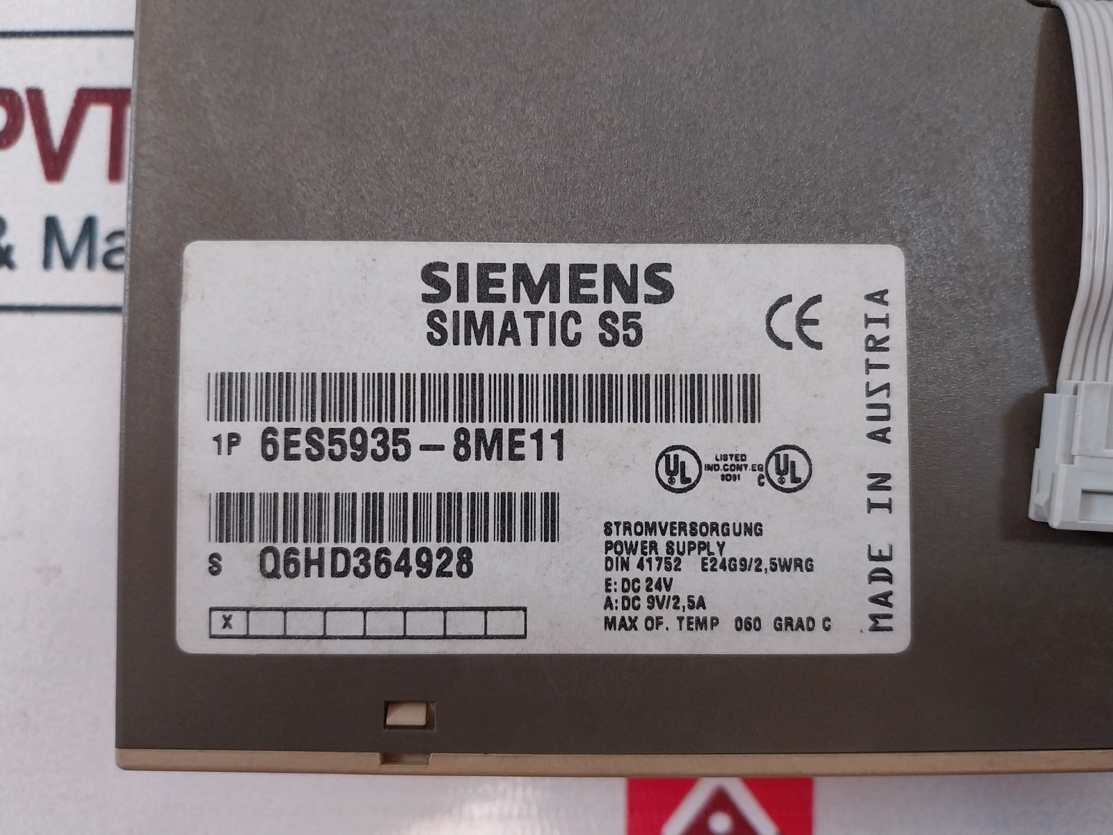 Siemens 6Es5935-8Me11 Power Supply Dc 24V