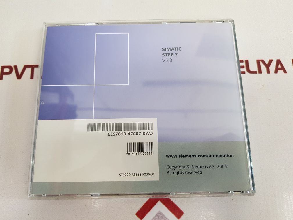 Siemens 6Es7810-4Cc07-0Ye5 Software Step 7 V5.3