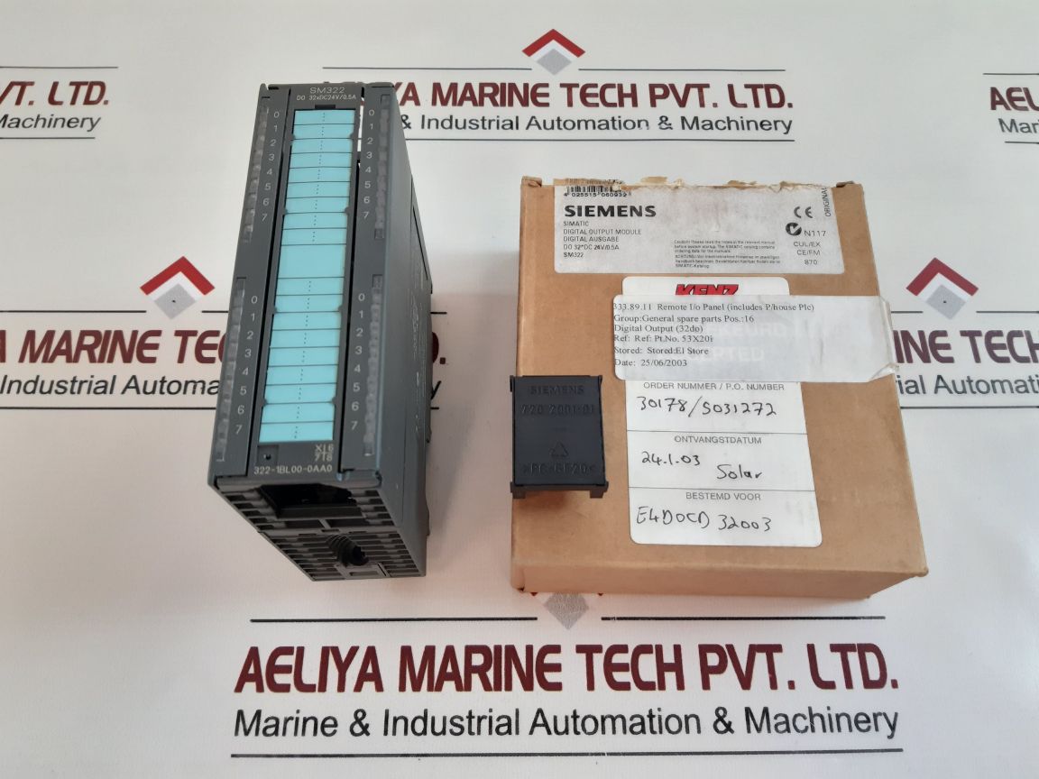 Siemens 6Es7 322-1Bl00-0Aa0 Digital Output Module E-stand: 5