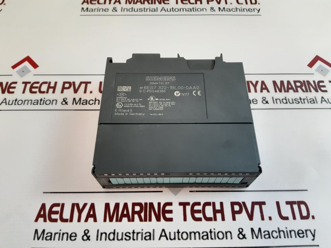 Siemens 6Es7 322-1Bl00-0Aa0 Digital Output Module E-stand: 5