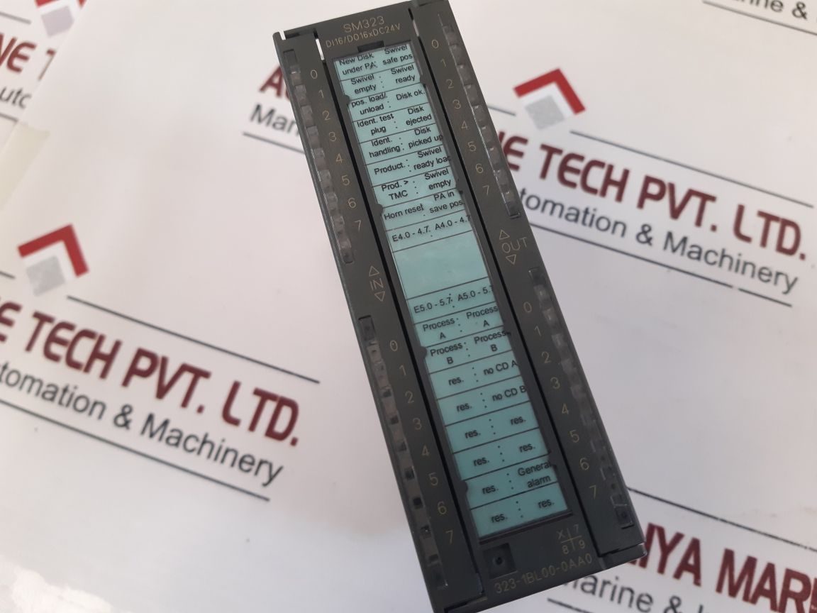 Siemens 6Es7 323-1Bl00-0Aa0 Digital Module E-stand.6