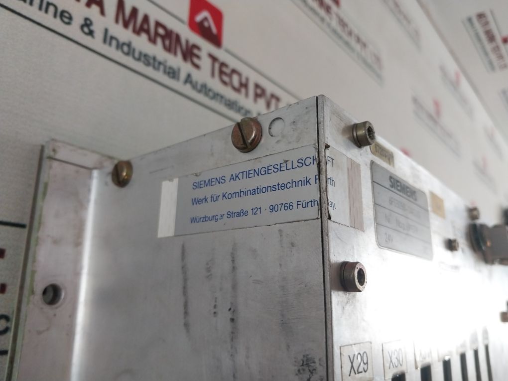 Siemens 6Fs3050-0Ag00 Control Unit (Not Working)