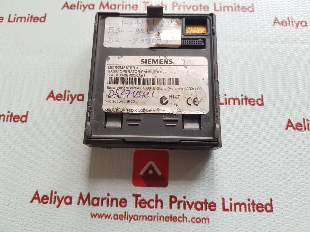 Siemens 6Se6400-0Bp00-0Aa1