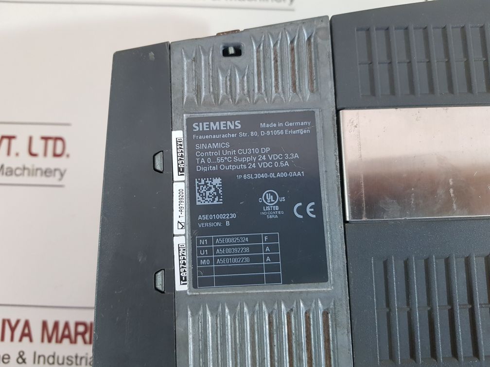 Siemens 6Sl3040-0La00-0Aa1 Sinamics Power Module 340