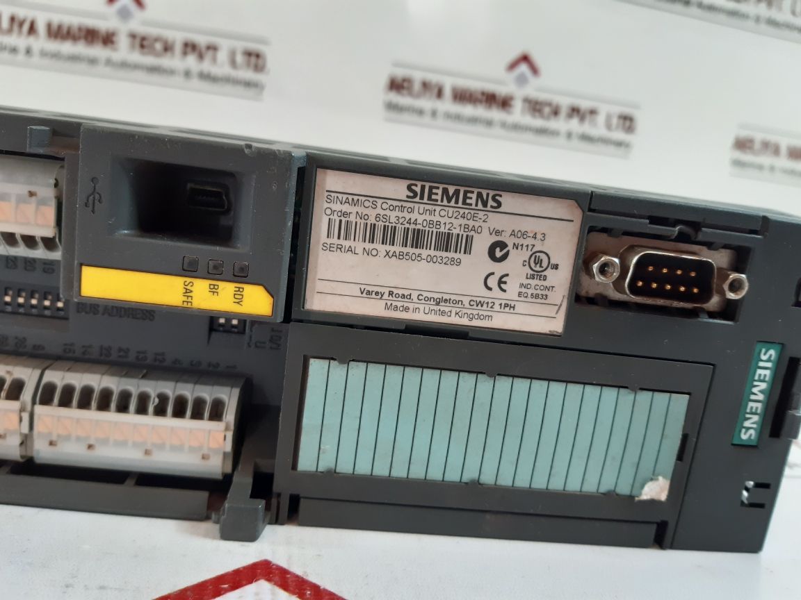 Siemens 6Sl3244-0Bb12-1Ba0 Control Unit Cu240E-2