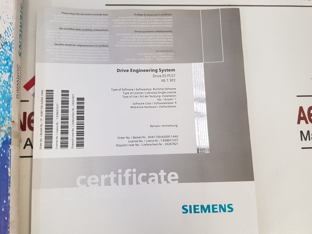 Siemens 6Sw1700-6Jd00-1Aa0 Cd Drive