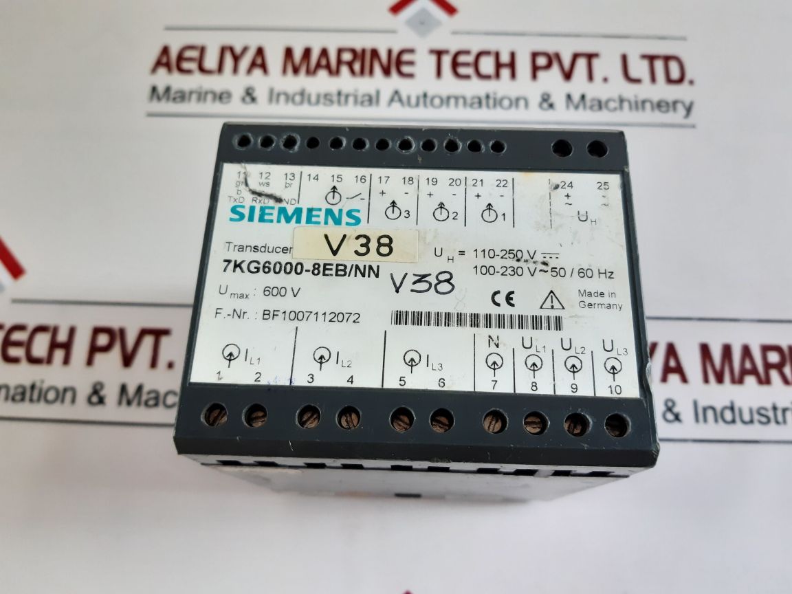 Siemens 7Kg6000-8Eb/Nn Digital Transducer