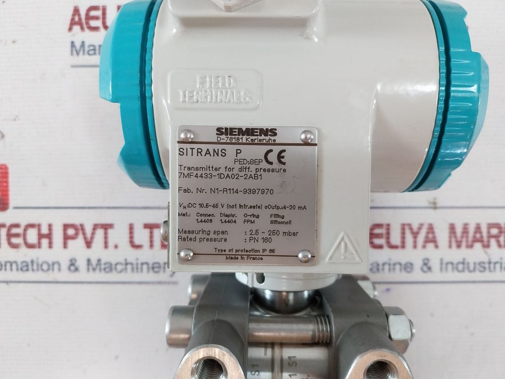 Siemens 7Mf4433-1Da02-2Ab1 Differential Pressure Transmitter