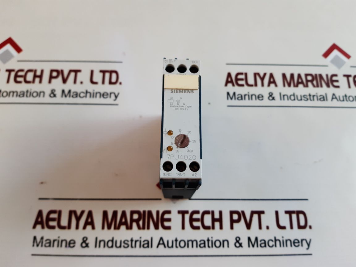 Siemens 7Pu4020-2Aj20 Time Delay Module