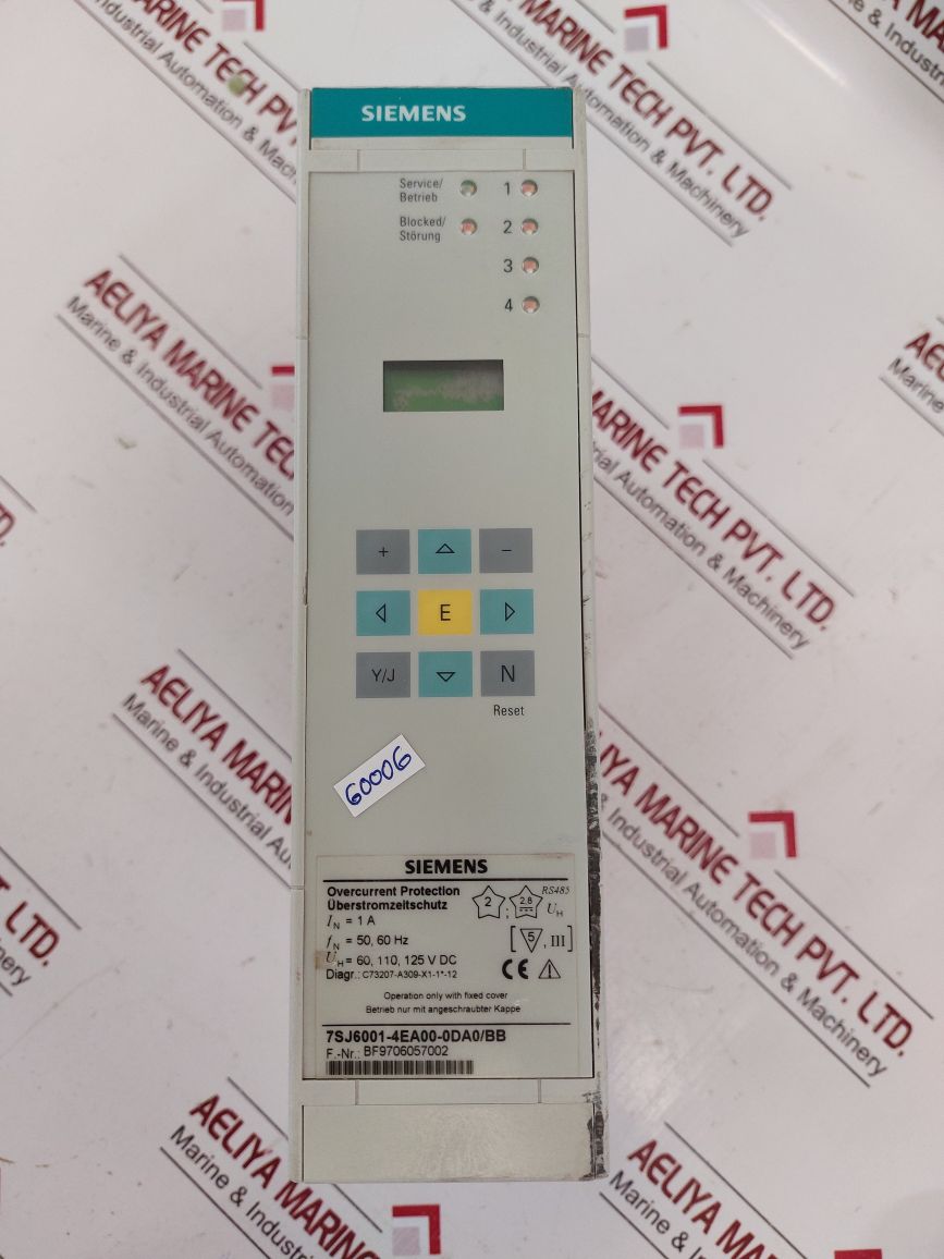 Siemens 7Sj6001-4Ea00-0Da0Bb 125V Dc