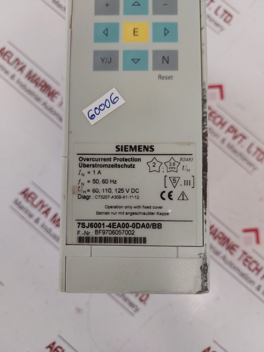 Siemens 7Sj6001-4Ea00-0Da0Bb 125V Dc