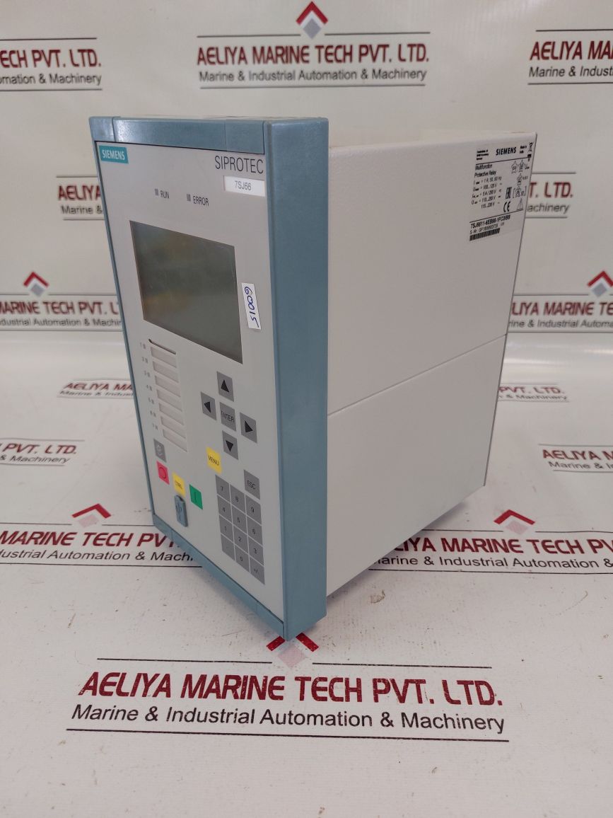 Siemens 7Sj6621-6Kb90-1Fc0Bb Multifunction Protective Relay
